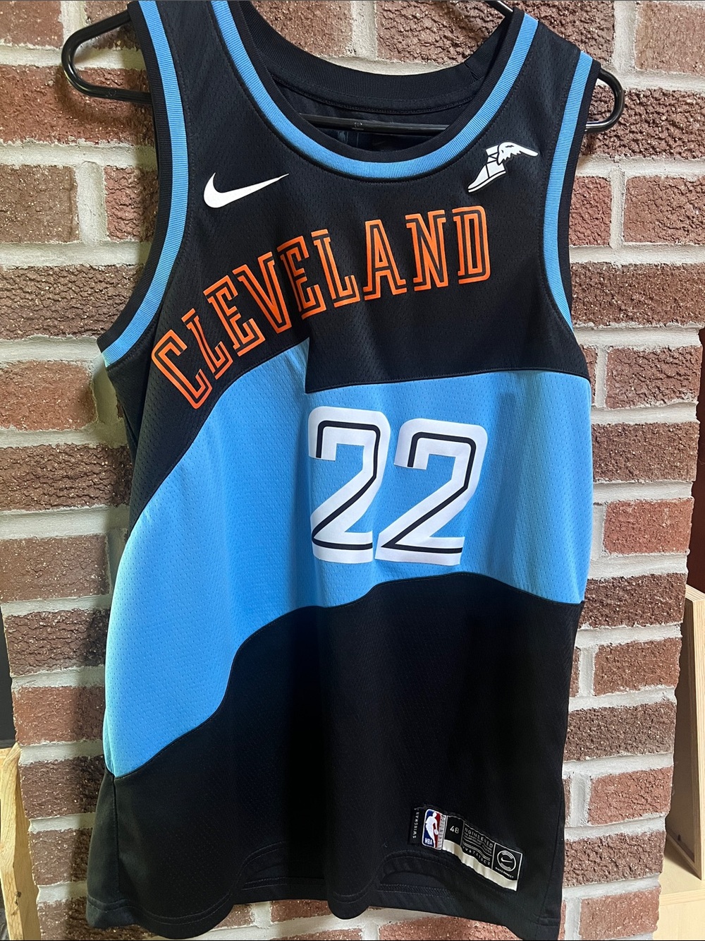 Nike Cleveland Cavs #22 Larry Nance Jr. Authentic Jersey